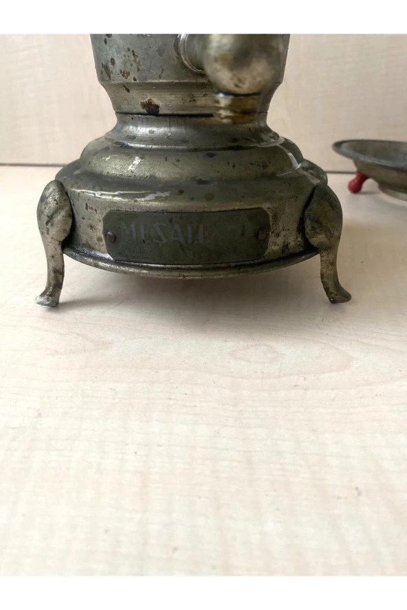 MEŞALE MARKA PİRİNÇ SEMAVER ELEKTRİKLİ KABLOSUZ ÇAYDANLIKSIZ SEMAVER - 5