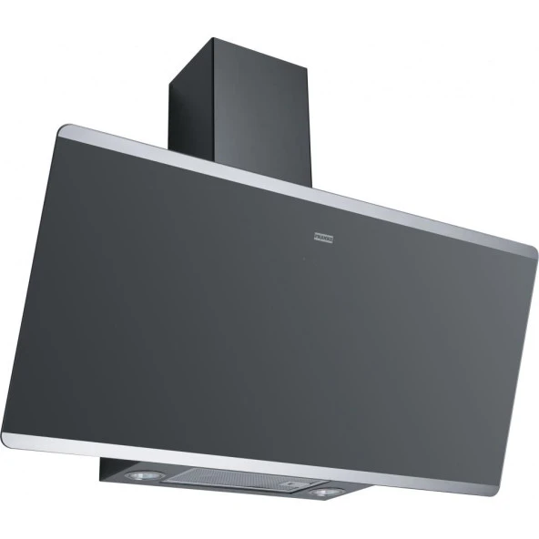 Franke FPJ 915 V BK A/SS 90cm Siyah Cam Davlumbaz