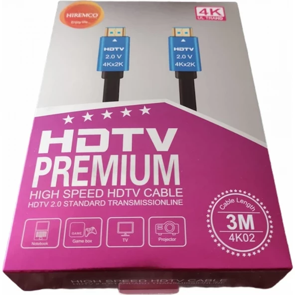 4K HDMI Kablo 2.0V - 3m