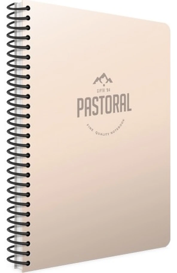 GIPTA DEFTER PASTORAL A4 SPİRALLİ PP KAPAK 60 YP. KARELİ 3234 12 ADET