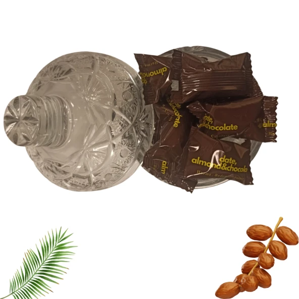 ÇİKOLATALI BADEMLİ HURMA SÜTLÜ DATE 1KG - 3
