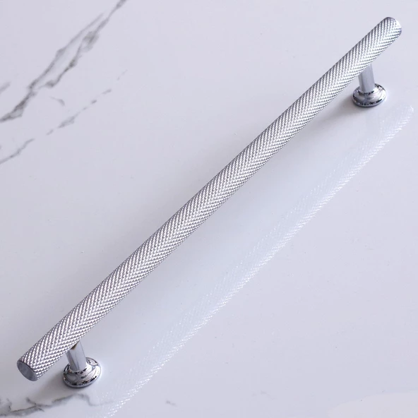 Doruk Kulp 320 mm Krom Renk Mobilya Çekmece Mutfak Dolabı Dolap Kulpları Kapak Kulpu Kulbu Metal - 3