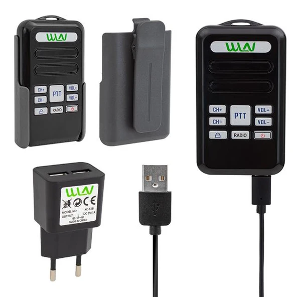 Wln KD-C80 3-5 Km 16 Kanal Radyolu Deprem Çantası İçin Mini Telsiz - 8
