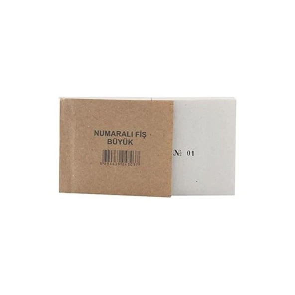 Dilman Numaralı Fiş Büyük Sipariş Fişi (24 Lü Paket)