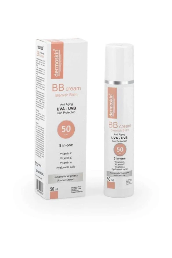 Dermoskin Bb Krem Spf 50+ 50Ml