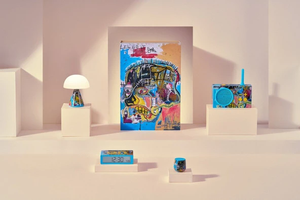 Lexon Flip + Alarm Saat X  X Jean-Michel Basquiat Skull - 4