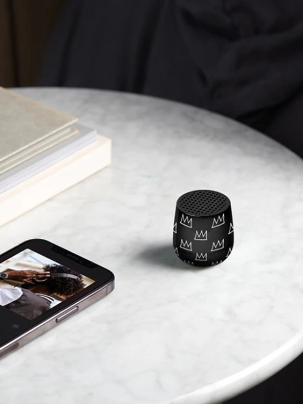 Lexon Mino + Bluetooth Hoparlör  X  Jean-Michel Basquiat Crown - 2