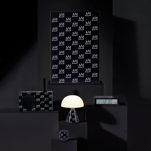 Lexon Mino + Bluetooth Hoparlör  X  Jean-Michel Basquiat Crown - 4