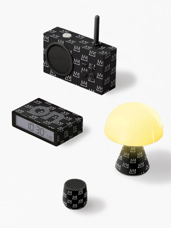 Lexon Mino + Bluetooth Hoparlör  X  Jean-Michel Basquiat Crown - 5