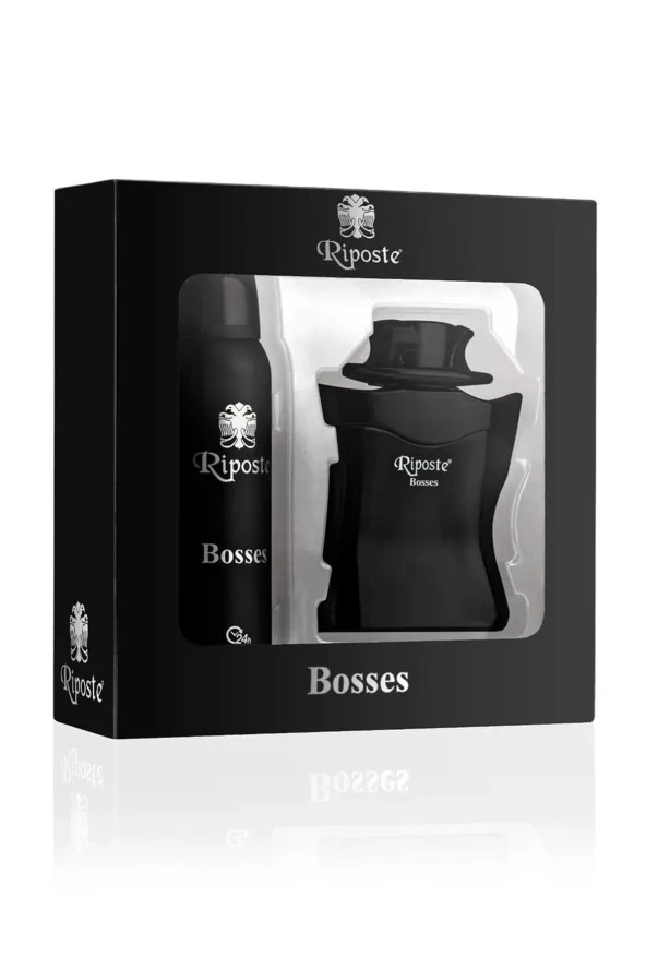 TOPTANBULURUM Riposte Erkek Parfüm & Deodorant Seti Bosses For Men 90 Ml