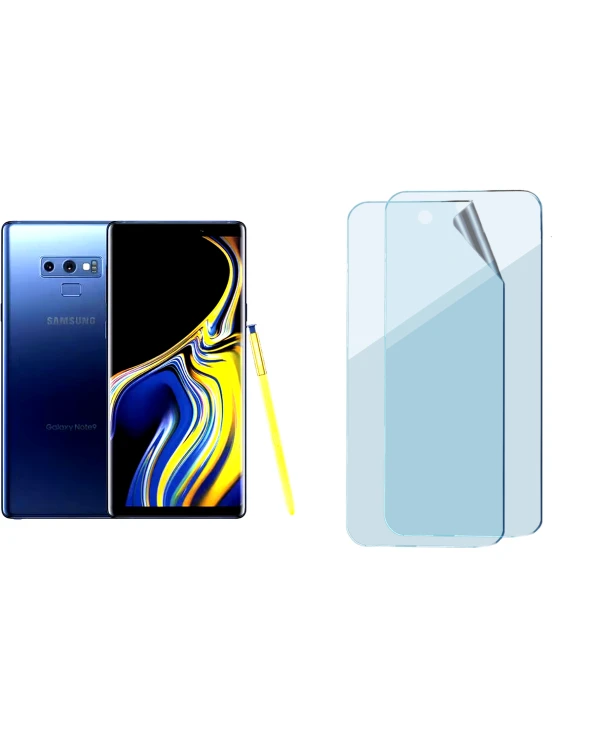 Samsung Galaxy Note 9 Uyumlu Hydrojel Esnek Kırılmaz Cam Ekran Koruyucu Film 8684609171761