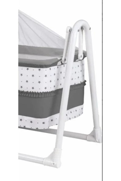 32 Lik Beşik Salıncak Ayağı Boru Birleştirme Aparatı 4 Adet Beyaz - 3