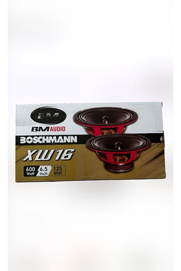 Boschmann XW-16 Ads Bm Audio 16 Cm Midrange Hoparlör 125W RMS 600W Maksimum( 2 Adet )