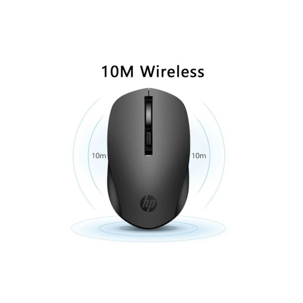 Hp S1000 Plus Kablosuz Sessiz Mouse Siyah - 3