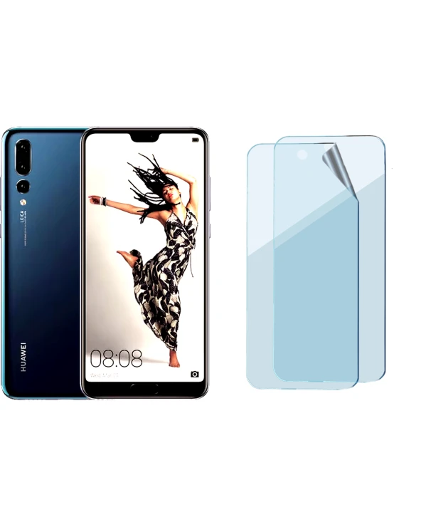 Huawei P20 Pro Uyumlu Hydrojel Esnek Kırılmaz Cam Ekran Koruyucu Film 8684609175592