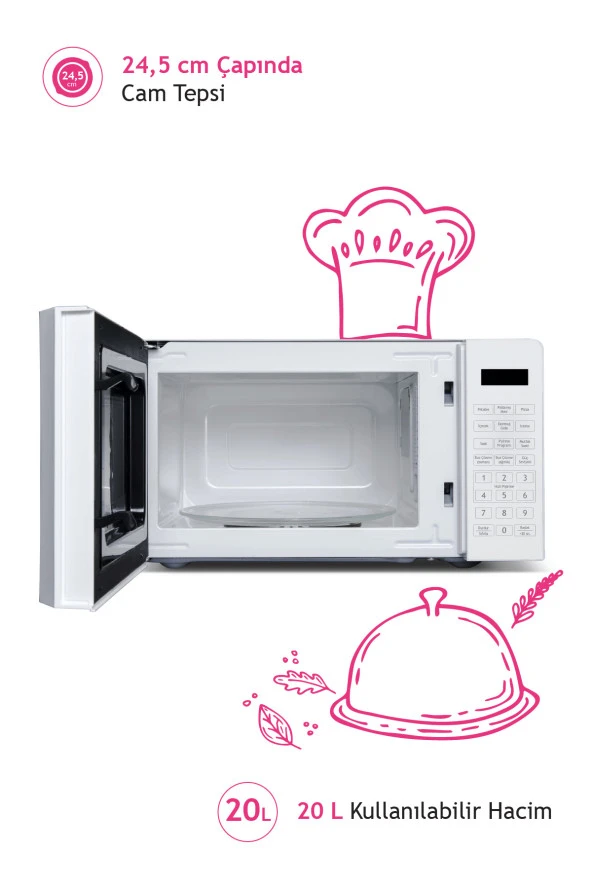 Almd 25 Mikrodalga Fırın - 2