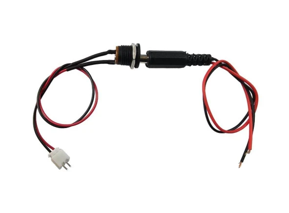 Power Konnektör Seti 2.5mm  Jst 2.54 Panel Tip Erkek - Dişi Kablolu - 20 + 20cm - Resim 2