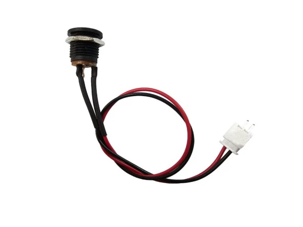 Power Konnektör Seti 2.5mm  Jst 2.54 Panel Tip Erkek - Dişi Kablolu - 20 + 20cm - Resim 4