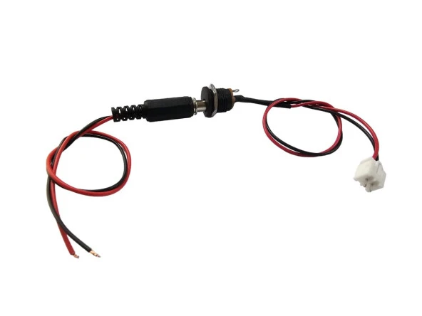 Power Konnektör Seti 2.5mm  Jst 2.54 Panel Tip Erkek - Dişi Kablolu - 20 + 20cm - Resim 6