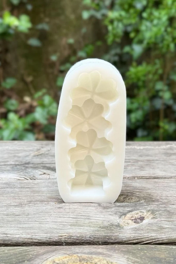 Erik Çiçeği Sütun Tekli Silikon Mum Kalıbı - 5