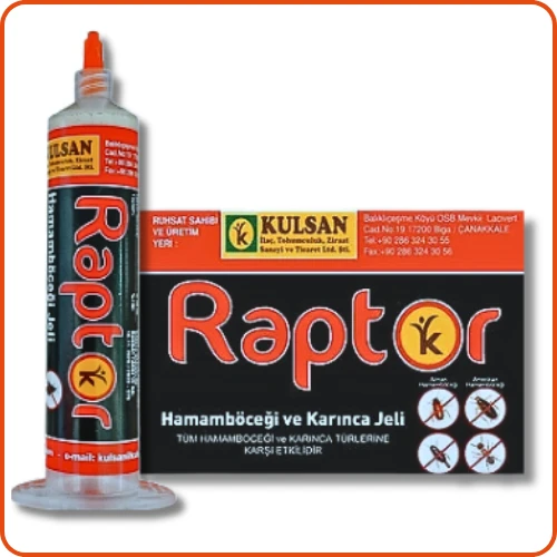 Raptor Hamamböceği Kalorifer Böceği Jeli | 35 Gram
