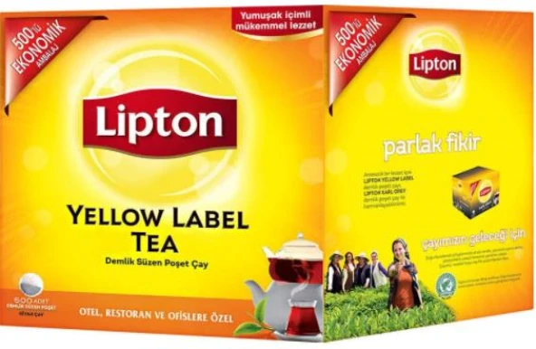 LİPTON DEMLİK POŞET ÇAY 500 LÜ YELLOW LABEL 3,2GR 70007777-69799192 1 ADET - 1