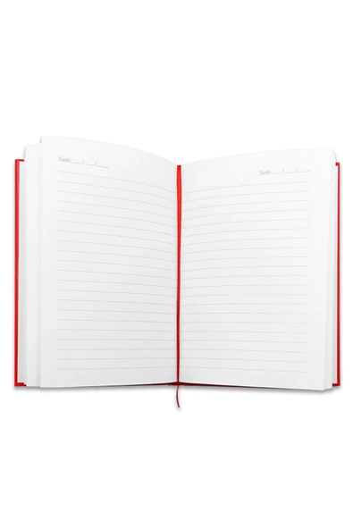 Kaliteli Çizgili Defter Notluk Tarihli 13x19 cm Kırtasiye Ofis Not Defteri 96 Yaprak 192 Sayfa Okul - 2