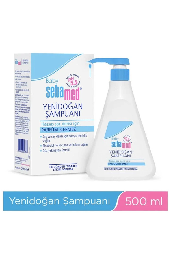 Sebamed Baby Yenidoğan Bebek Şampuanı 500ml - 3
