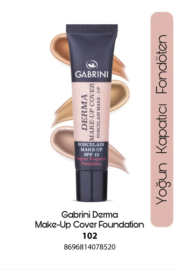 GABRİNİ Derma Make-up Cover Foundation 102