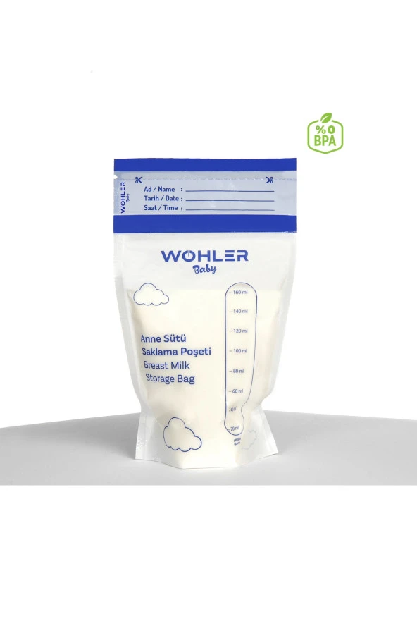 Wohler Anne Sütü Saklama Poşeti 25 'li X 3 : 75 Adet - 2