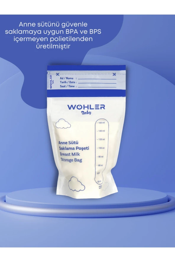 Wohler Anne Sütü Saklama Poşeti 25 'li X 3 : 75 Adet - 3