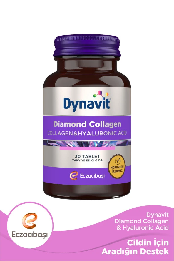 DYNAVİT Collagen & Hyaluronic Acid 30 Tablet