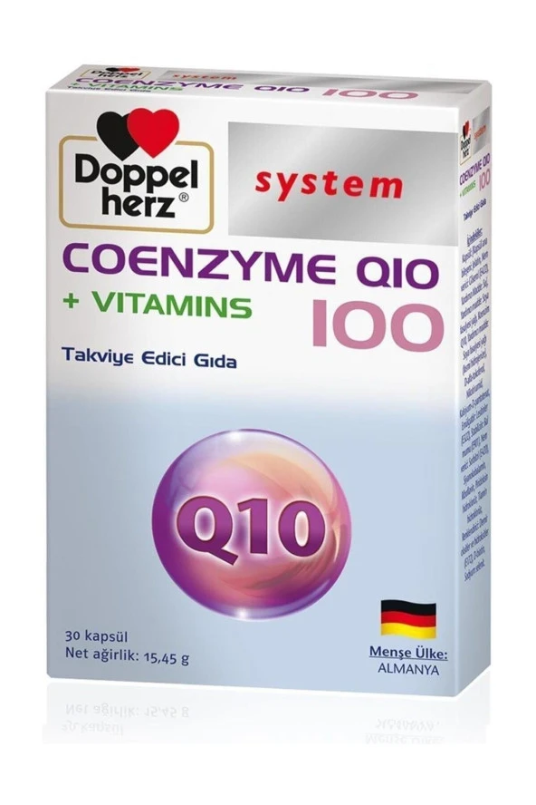 DOPPEL Koenzim Q10 + Vitamins 100 Mg 30 Kapsül