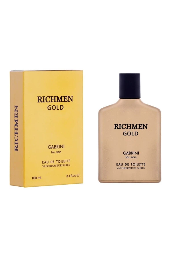 Gabrini Richmen Gold Edt For Man 100 Ml