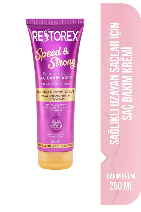 Restorex Sağlıklı Uzama Etkili Onarıcı Saç Bakım Kremi Sarmaşık Özlü 250 Ml