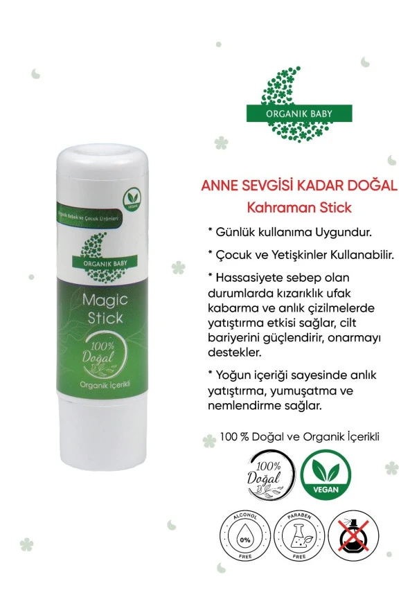 Organik Ve Doğal İçerik Vücut Koruyucu Sprey,Güneş Kremi ve Anlık Yatıştrcı Stick Bebek Çocuk Yetşkn - 4