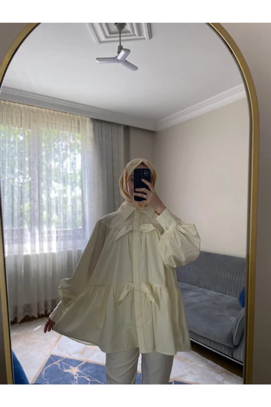 G0018 PATI BAĞLAMALI GÖMLEK - 5