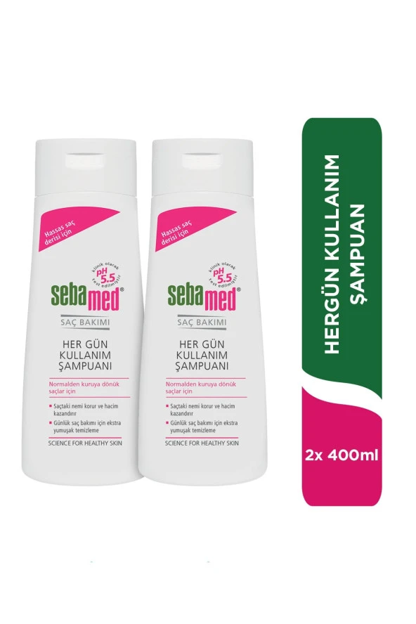 Sebamed Şampuan Hergün 400 ml X 2