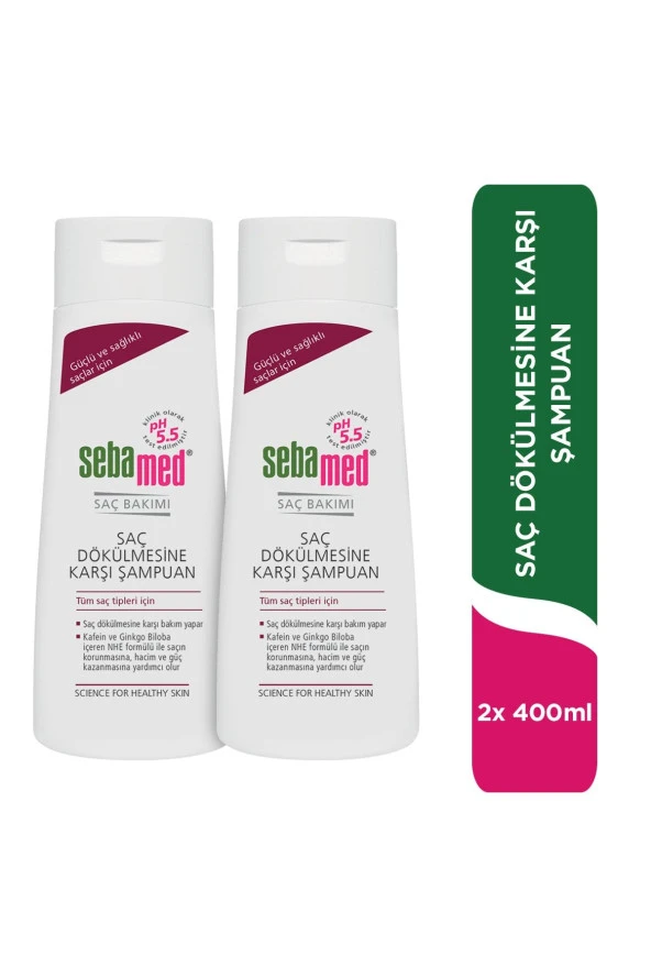 Sebamed Şampuan Saç Dökülmesine Karşı 400 ml X 2 Adet