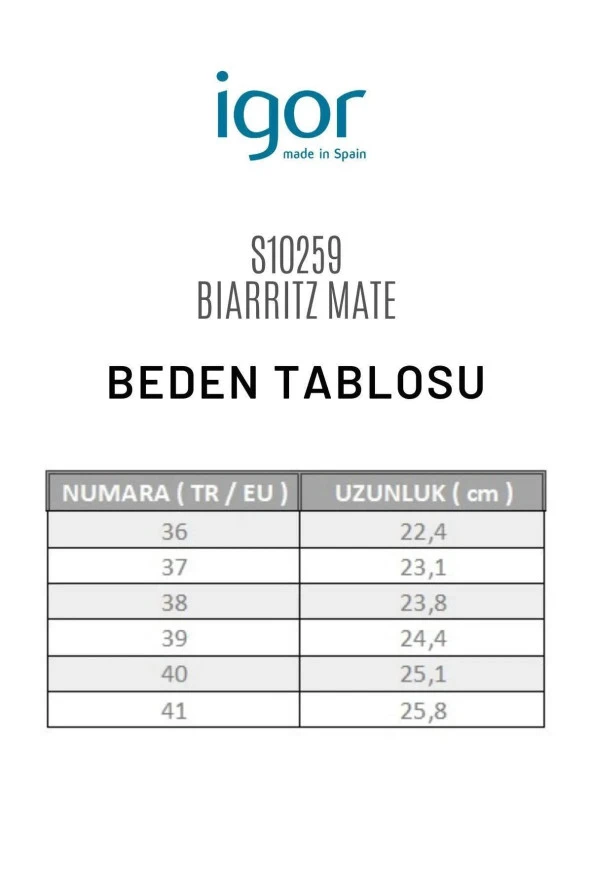 Igor S10259-100 Biarritz Mate Kadın Sandalet - 5