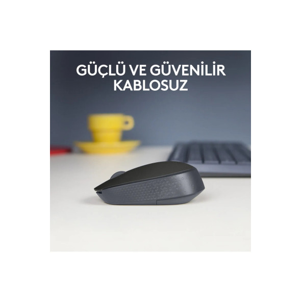 logitech M171 USB Alıcılı Kablosuz Kompakt Mouse - Siyah 910-004424 - 5