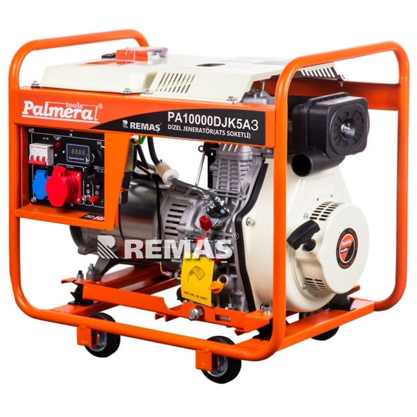 Palmera PA10000DJK5A3 EUR5 Dizel Trifaze Marşlı ATS Jeneratör 9.3 kVA