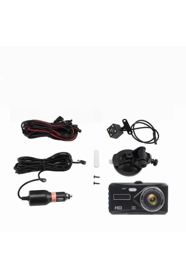 Mb-300 1296p 4" Ips Dokunmatik Ekran Araç Içi Çift Kamera Gece Görüşlü. Araç Kamera. - 4