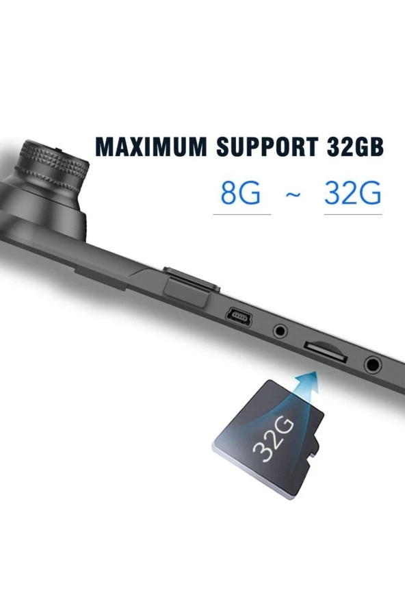 Mb-600 Fullhd Araç Içi Yol Kayıt Geri Görüş Park Kamerası. Gece Görüş Dikiz Ayna Kamera. Araç Kamera - 2