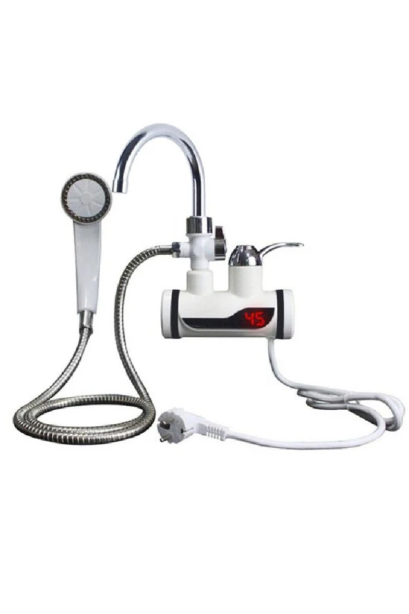 Wevolt Elektrikli Ani Su Isıtıcı Musluk Termal Ani Su Isıtıcı Musluk .duş Setli Alttan Giriş - 2