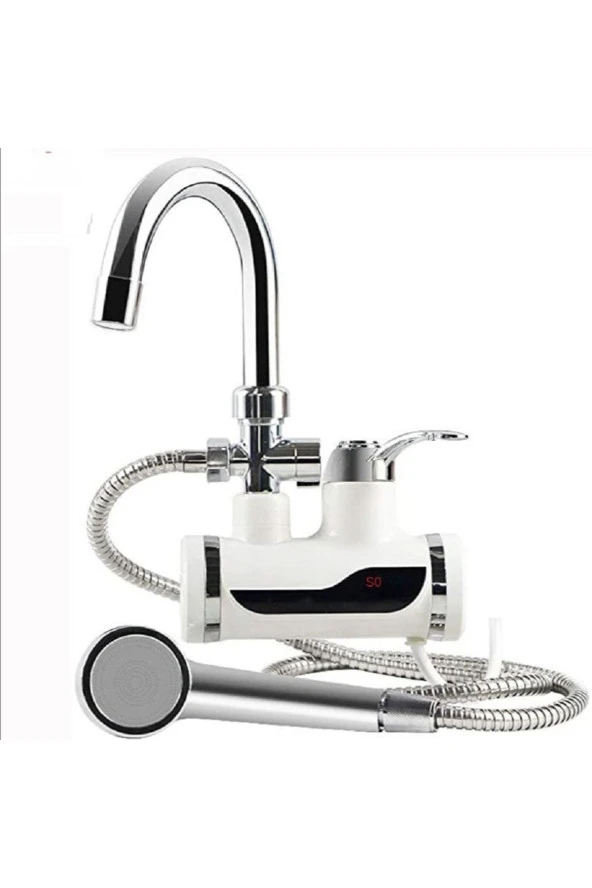 Wevolt Elektrikli Ani Su Isıtıcı Musluk Termal Ani Su Isıtıcı Musluk .duş Setli Alttan Giriş - 6