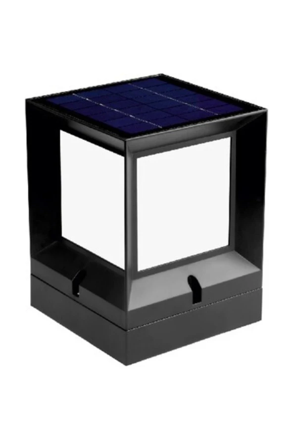 90w Solar Bahçe Aydınlatması. Solar Güneş Enerjili Set Üstü Baba Tipi KÜP Aydınlatma. BEYAZ IŞIK. - 2