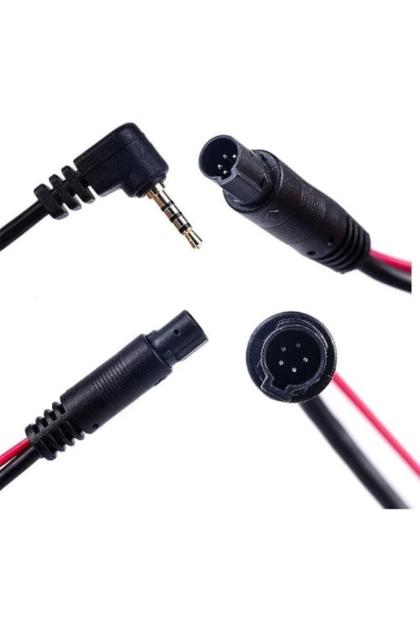Araç Kamera Kablosu 10m. 5 Pin 2,5 Mm 4 Boğum Araç Kamera Kablosu 10m. - 3