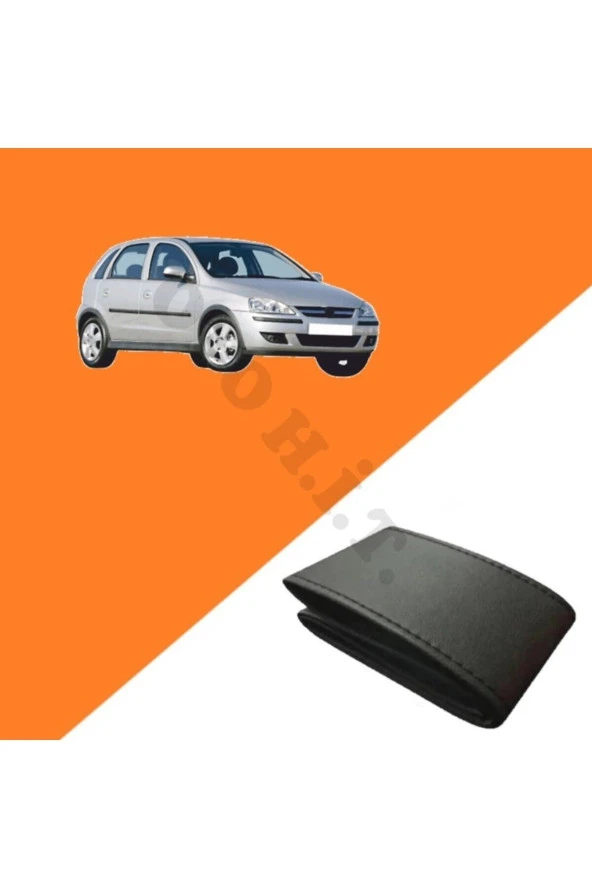 OTO H.İ.T.  OPEL CORSA C UYUMLU DERİ DİREKSİYON KILIFI KALİTELİ DİKMELİ SİYAH ürün görseli