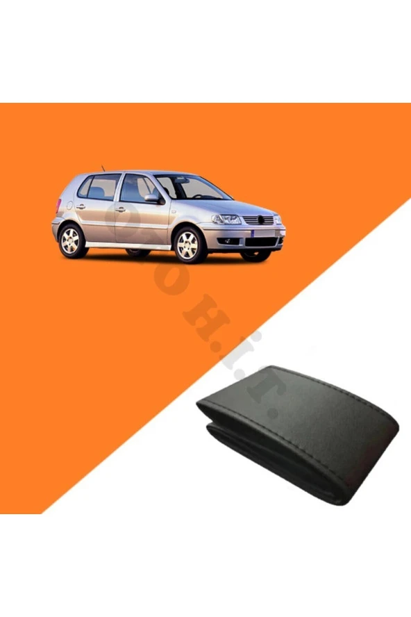 OTO H.İ.T.  VOLKSWAGEN POLO DÜRBÜN GÖĞÜS UYUMLU DERİ DİREKSİYON KILIFI KALİTELİ DİKMELİ SİYAH ürün görseli